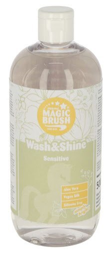 Szampon dla koni MAGIC BRUSH WASH&SHINE Sensitive 500ml /