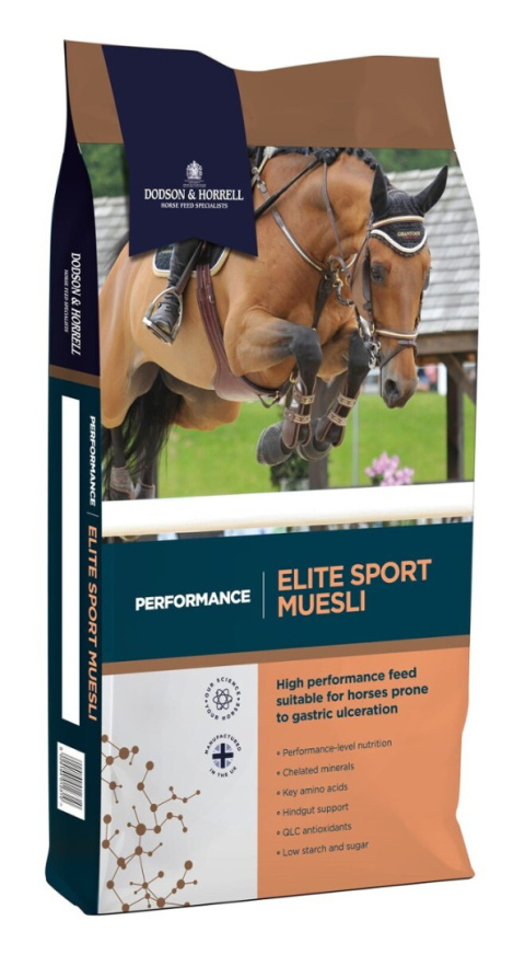 Elite Sport Muesli 20kg - niskoskrobiowa pasza dla koni sportowych