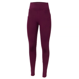 Legginsy KnowsleyFullGrip winter damskie bordowe