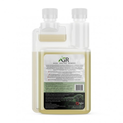 AGR - Aloe Gastro Remedy 1000ml - ochrona układu pokarmowego koni – Nuba Equi AGR - Aloe Gastro Remedy 1000ml - ochrona układu pokarmowego koni – Nuba Equi