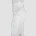 Bryczesy Leginsy MOMENTUM White/rose