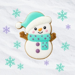 Ciastko Świateczne 🎄 bałwanek