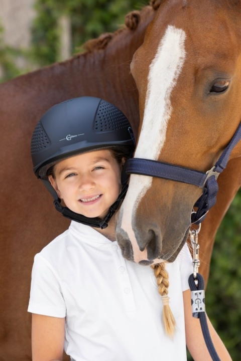 Kask jeździecki Beauty 2.0, czarny, Covalliero