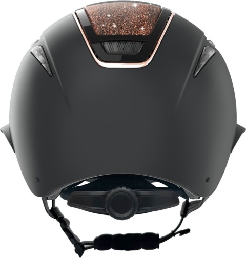 Kask jeździecki Elite Polo, różowe złoto, Covalliero