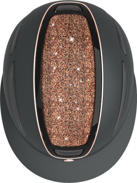 Kask jeździecki Elite Polo, różowe złoto, Covalliero