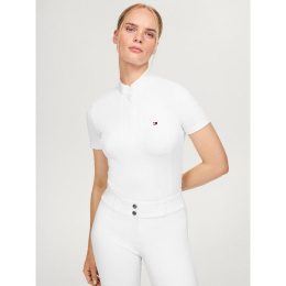 Koszulka konkursowa damska Tommy Hilfiger Equestrian Avon Optic White