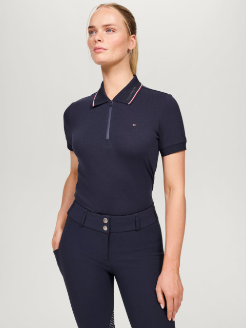 Koszulka polo Tommy Hilfiger Camden z zamkiem I krótkim rękawem Koszulka polo Tommy Hilfiger Camden z zamkiem I krótkim rękawem