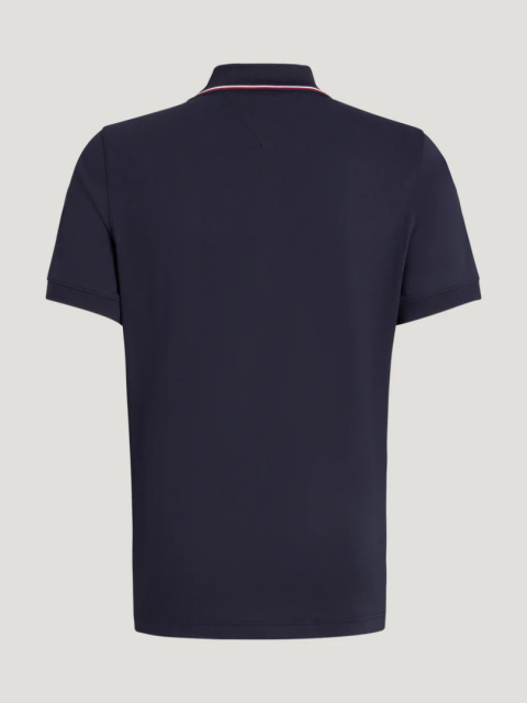 Koszulka polo Tommy Hilfiger Harrison Pique z krótkim rękawem DESERT SKY Koszulka polo Tommy Hilfiger Harrison Pique z krótkim rękawem DESERT SKY