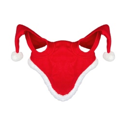 Nauszniki York świąteczne z pomponami