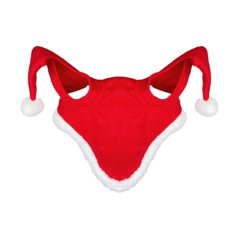 Nauszniki York świąteczne z pomponami