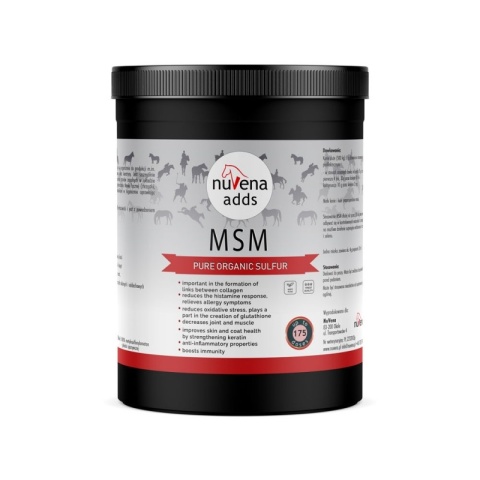 NuVena - MSM 1400g - Siarka organiczna dla koni NuVena - MSM 1400g - Siarka organiczna dla koni