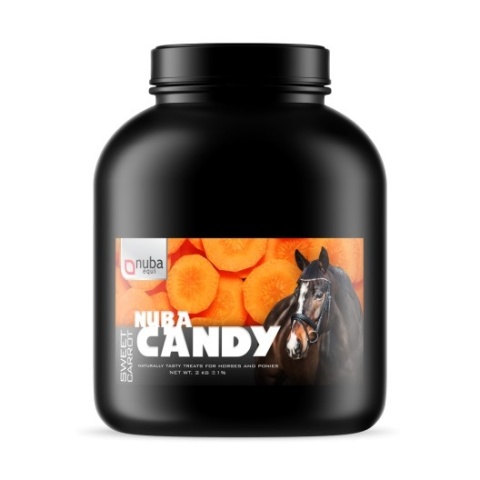 Nuba Candy Sweet Carrot 2 kg - Smakołyki dla koni o smaku marchewkowym Nuba Candy Sweet Carrot 2 kg - Smakołyki dla koni o smaku marchewkowym