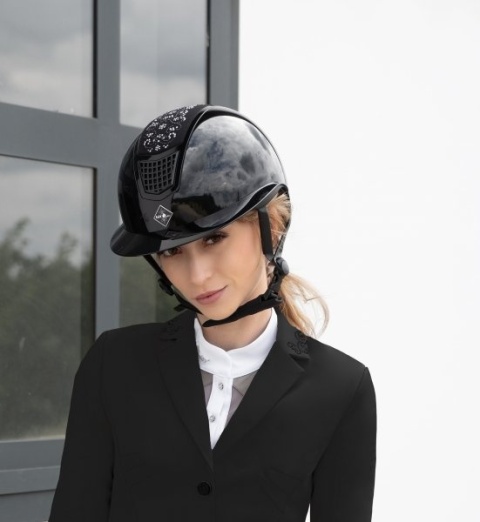QUANTINUM WV CHIC SHINY Kask jeździecki SZEROKI DASZEK