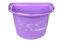 Żłób na paszę z zawiesiem i pałąkiem Yummy, 12 l, lawendowy