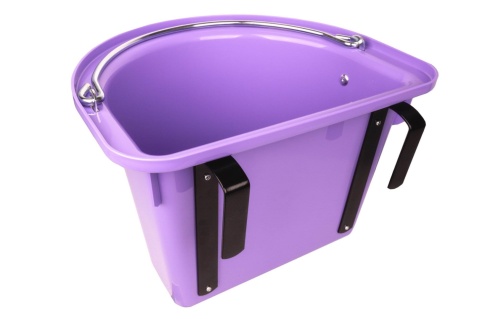 Żłób na paszę z zawiesiem i pałąkiem Yummy, 12 l, lawendowy