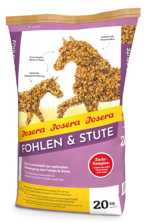JOSERA Fohlen & Stute-Musli do optymalnej pielęgnacji źrebiąt i klaczy