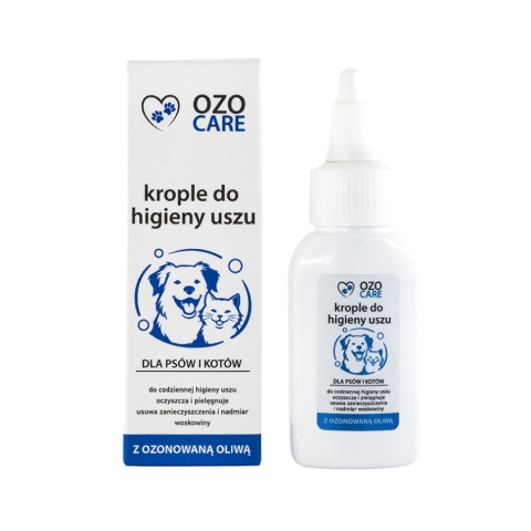 KROPLE DO HIGIENY USZU dla psów i kotów 30ml